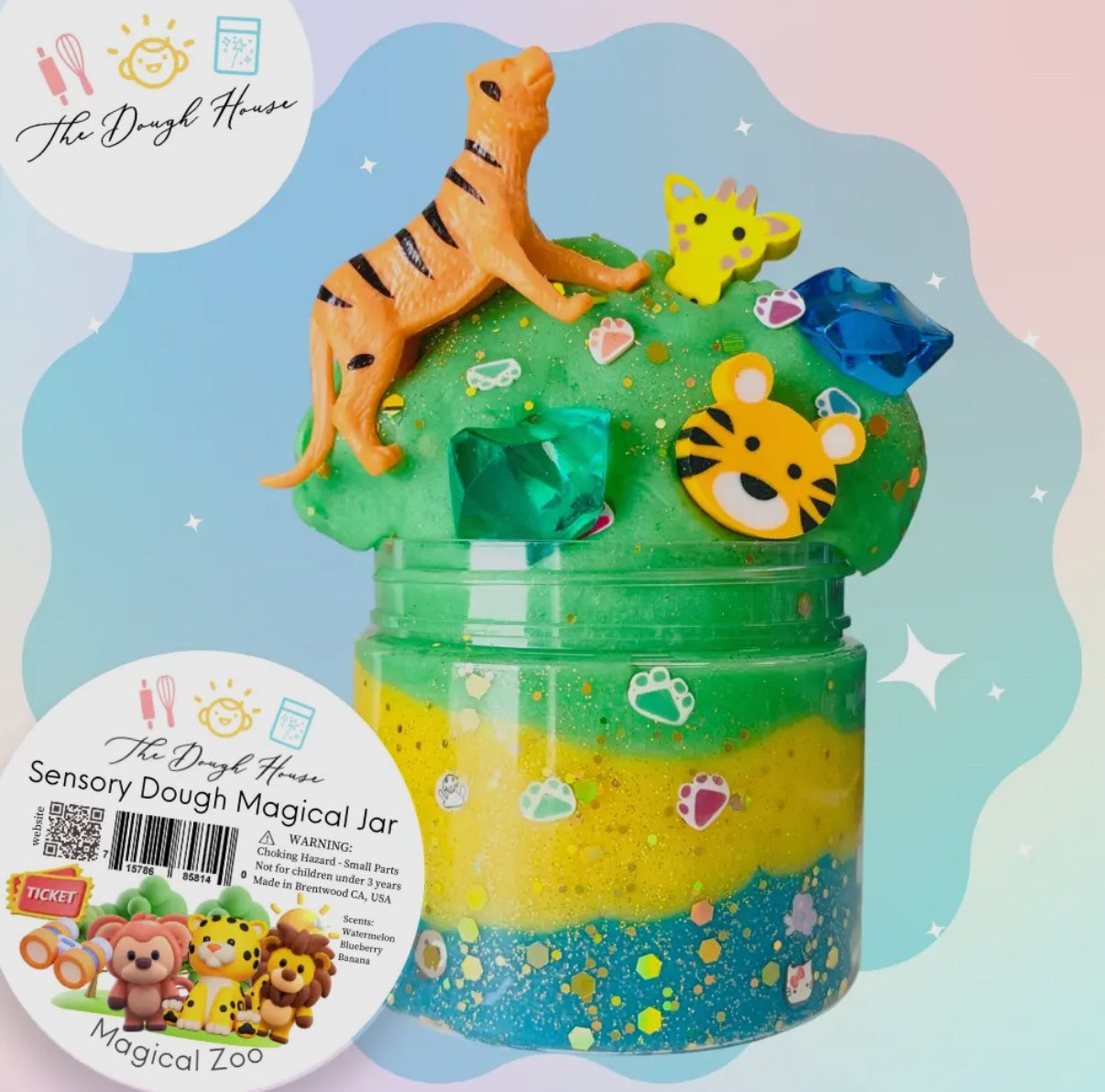 Fun Size Dough Jar- Zoo