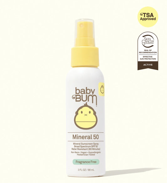 Baby Bum SPF 50 Mineral Spray 3 oz.