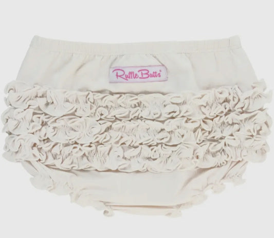 RuffleButt Ivory Knit Bloomer