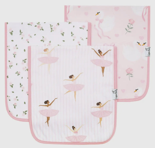 Copper Pearl Burp Cloths- Katrina
