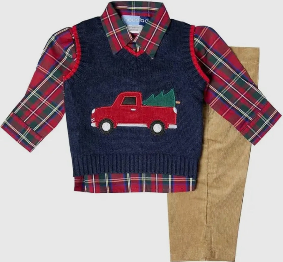 Boys Sweater Vest Set
