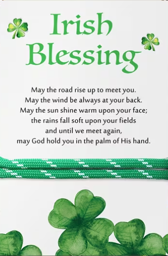Irish Blessing Bracelet