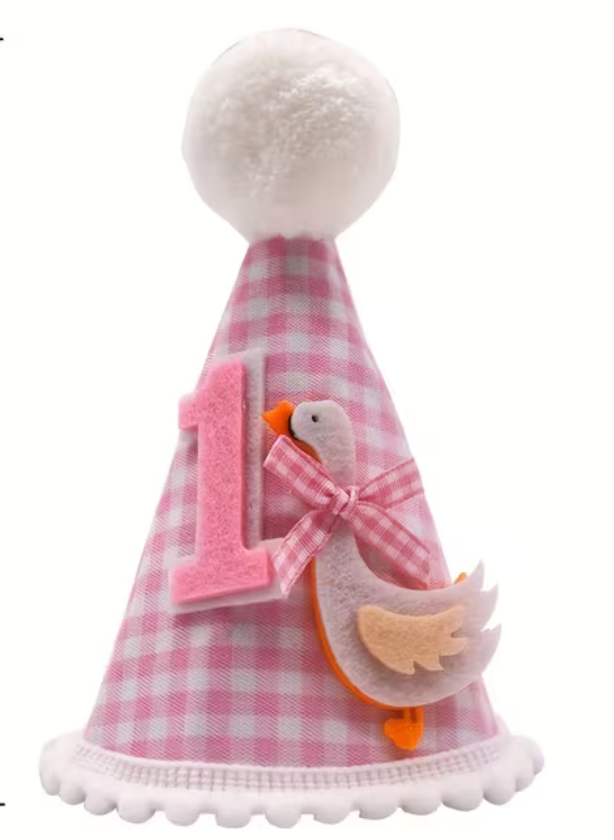 One Goose Birthday Hat