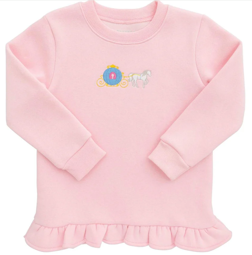 Itsy Bitsy Carriage Ruffle Pullover