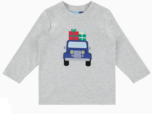 Jeep w/Presents Raglan T Shirt
