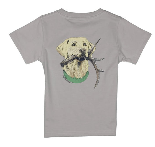 Boys Antler Lab SS Ice Grey
