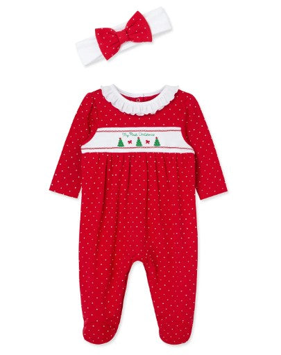 Little Me My First Christmas Romper