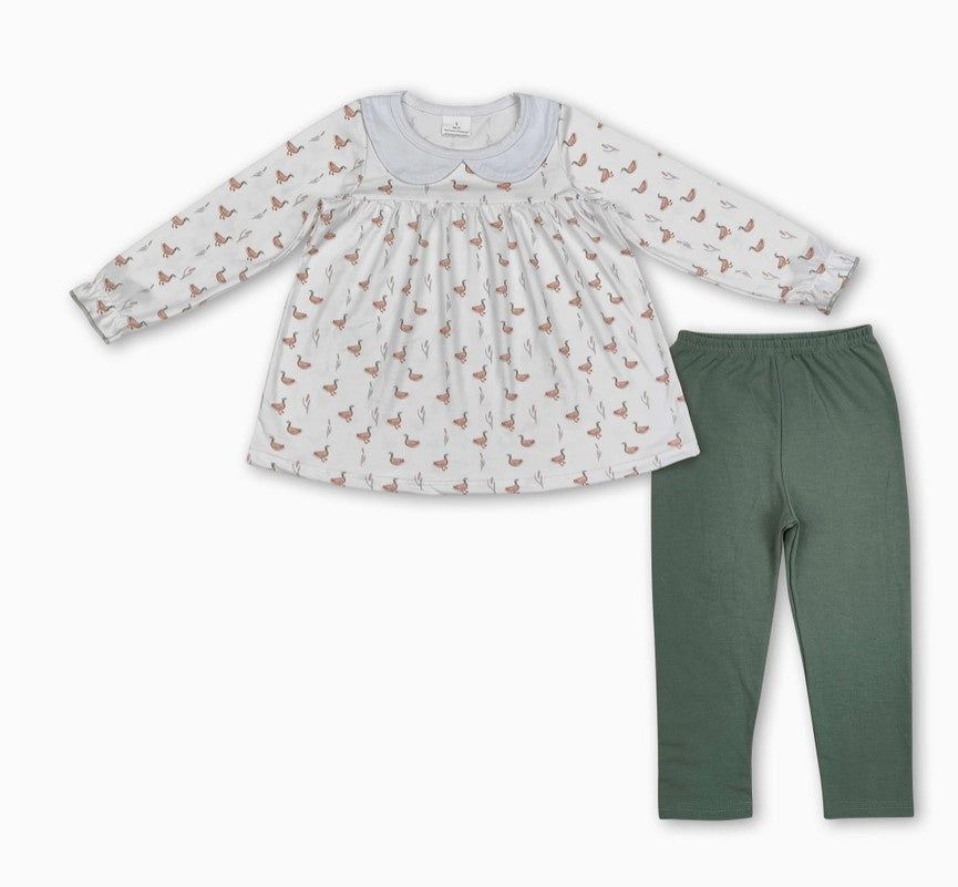 LS Peter Pan Olive Duck Outfit