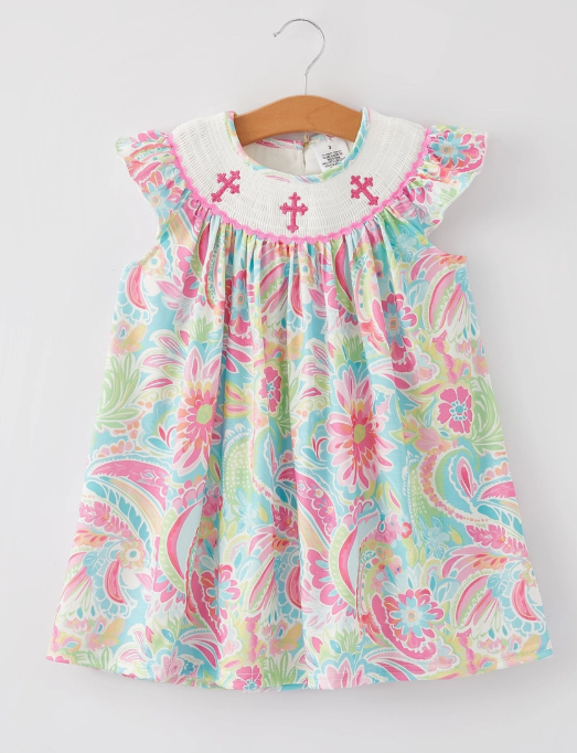 Lilly Smocked Cross Dress