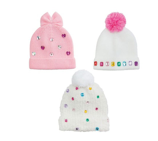 Mud Pie Rhinestone Beanie