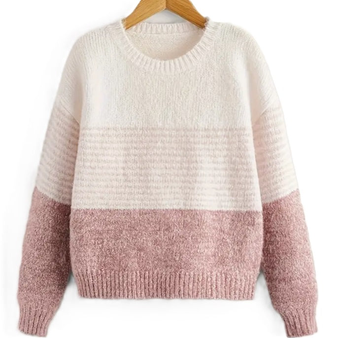 Mauve Stripe Sweater