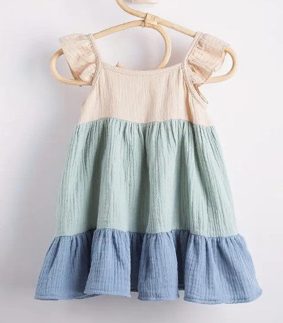 Muslin Cap Sleeve Dress