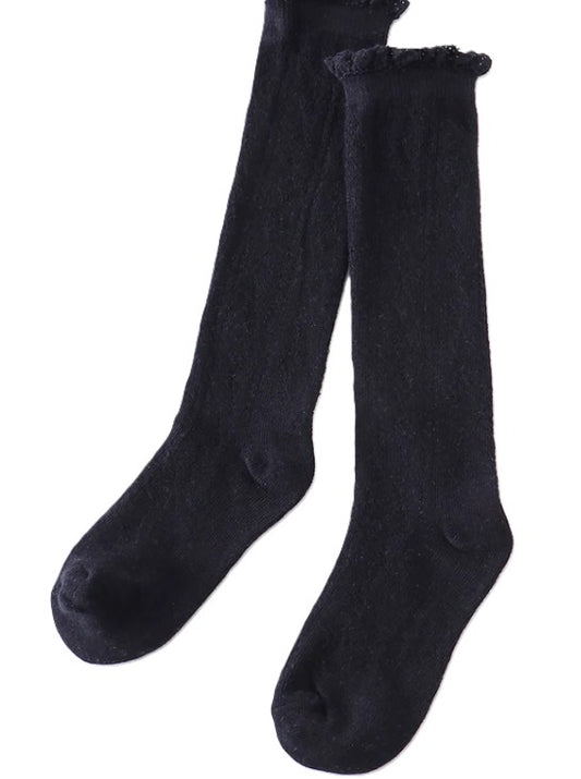 Navy Knee High  Socks