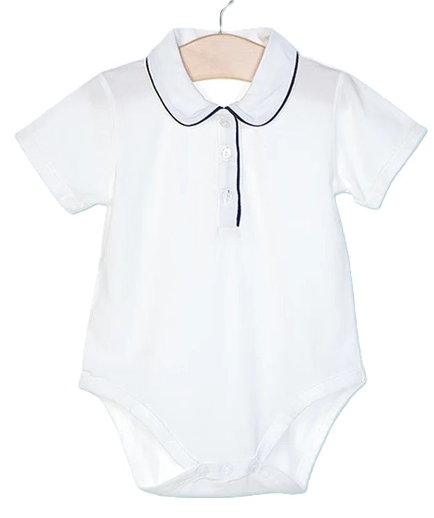 Black Trim Peter Pan Onesie