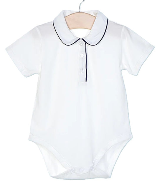 Black Trim Peter Pan Onesie