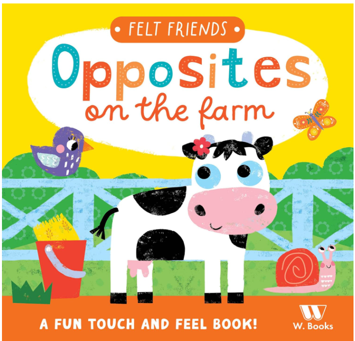Opposites on the Farm Felt Book