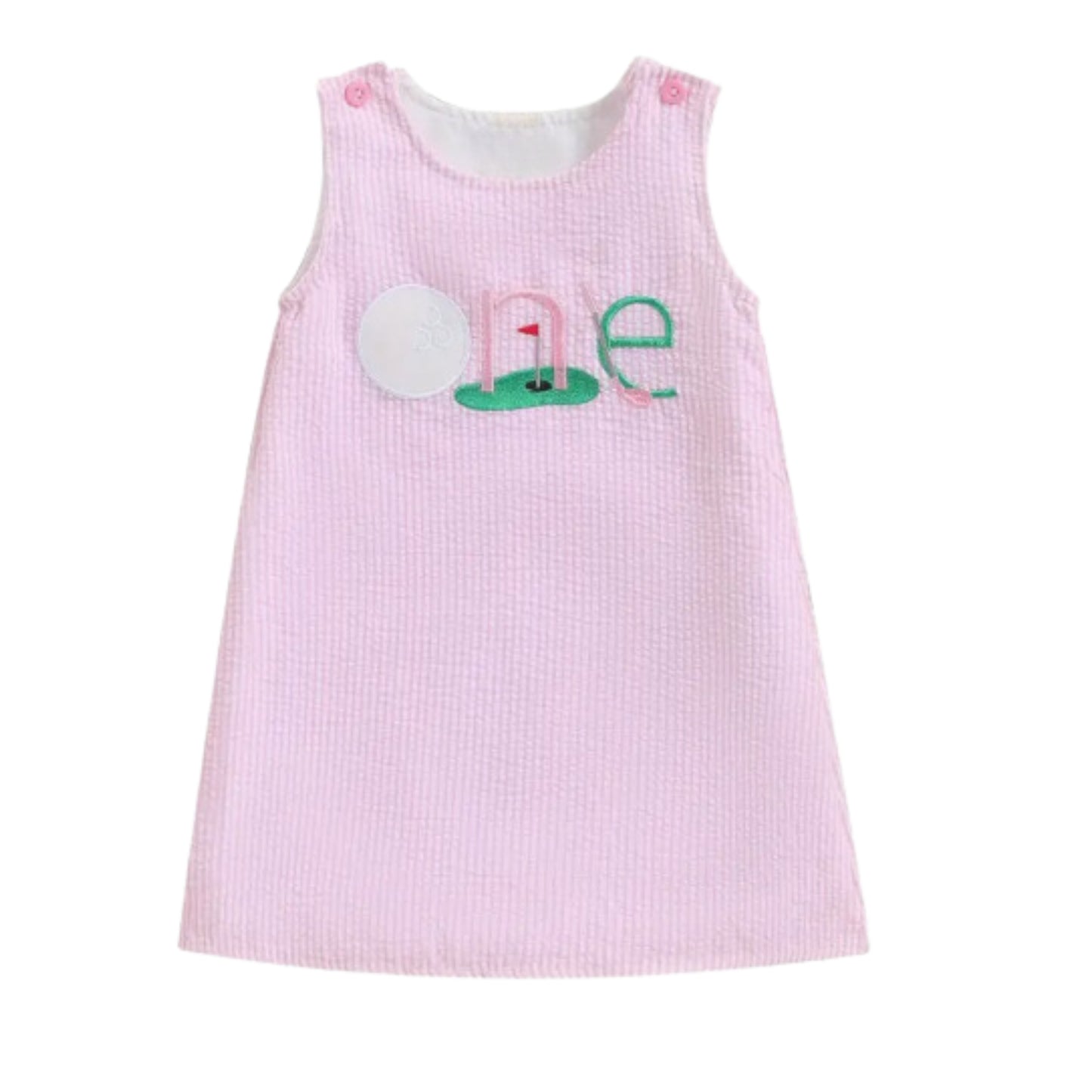 Seersucker One Golf Dress