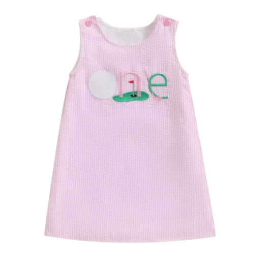 Seersucker One Golf Dress