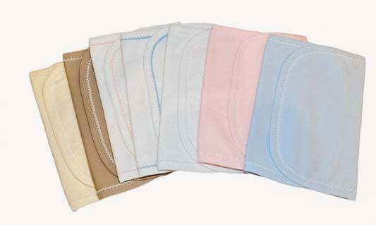 Picot Trimmed Burp Cloth