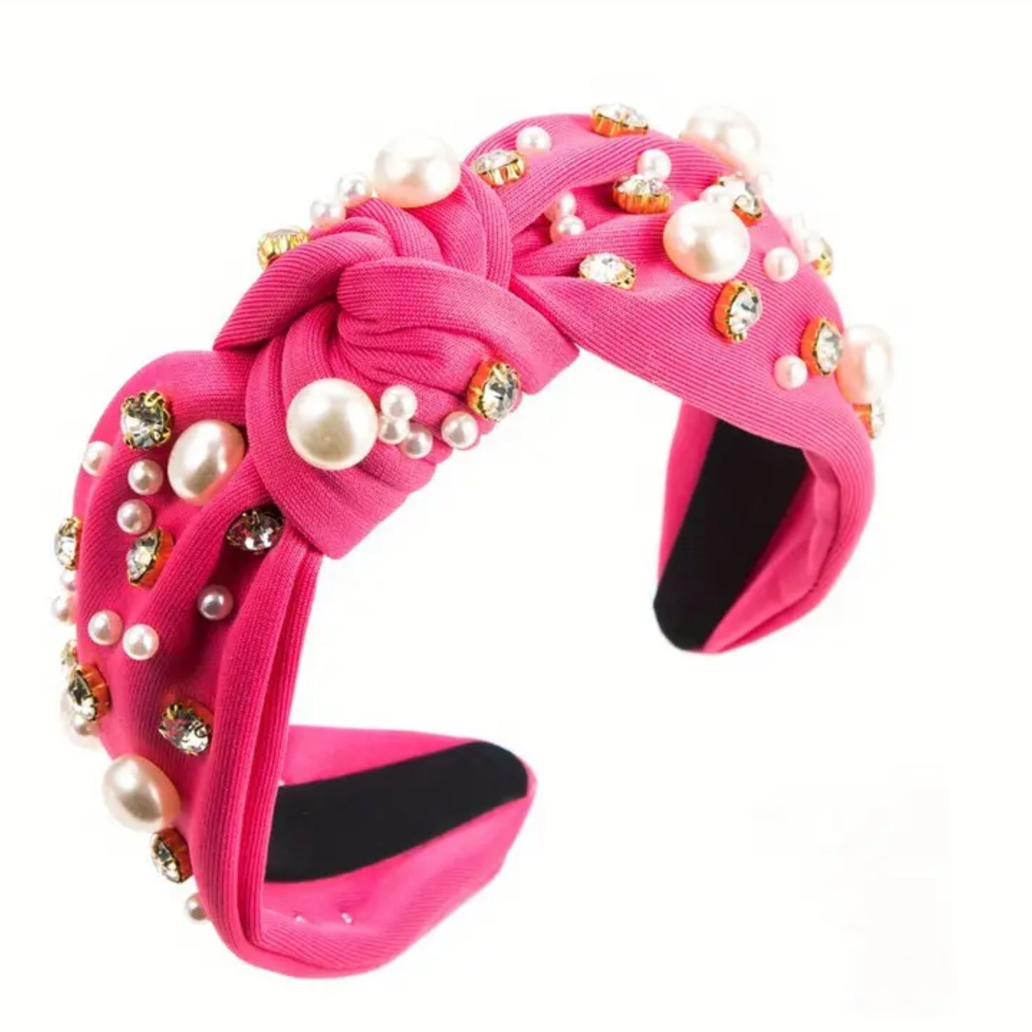 Pink Pearl Headband
