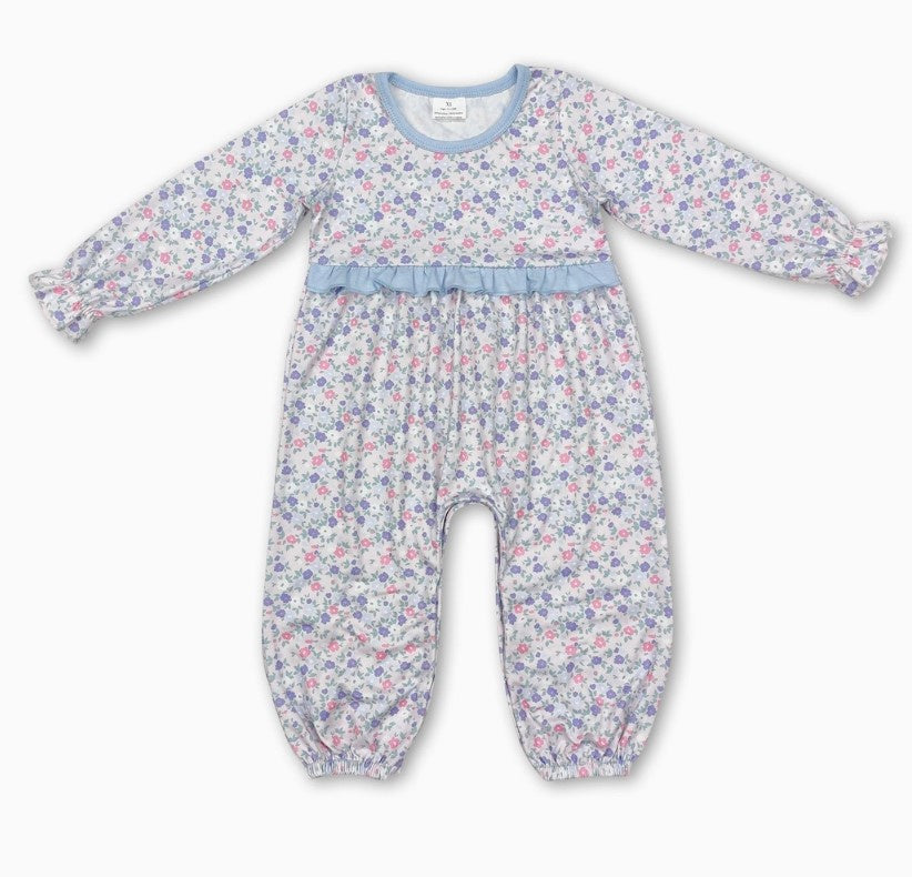 Mini Floral LS Romper