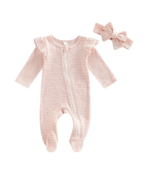 Ribbed Baby Romper