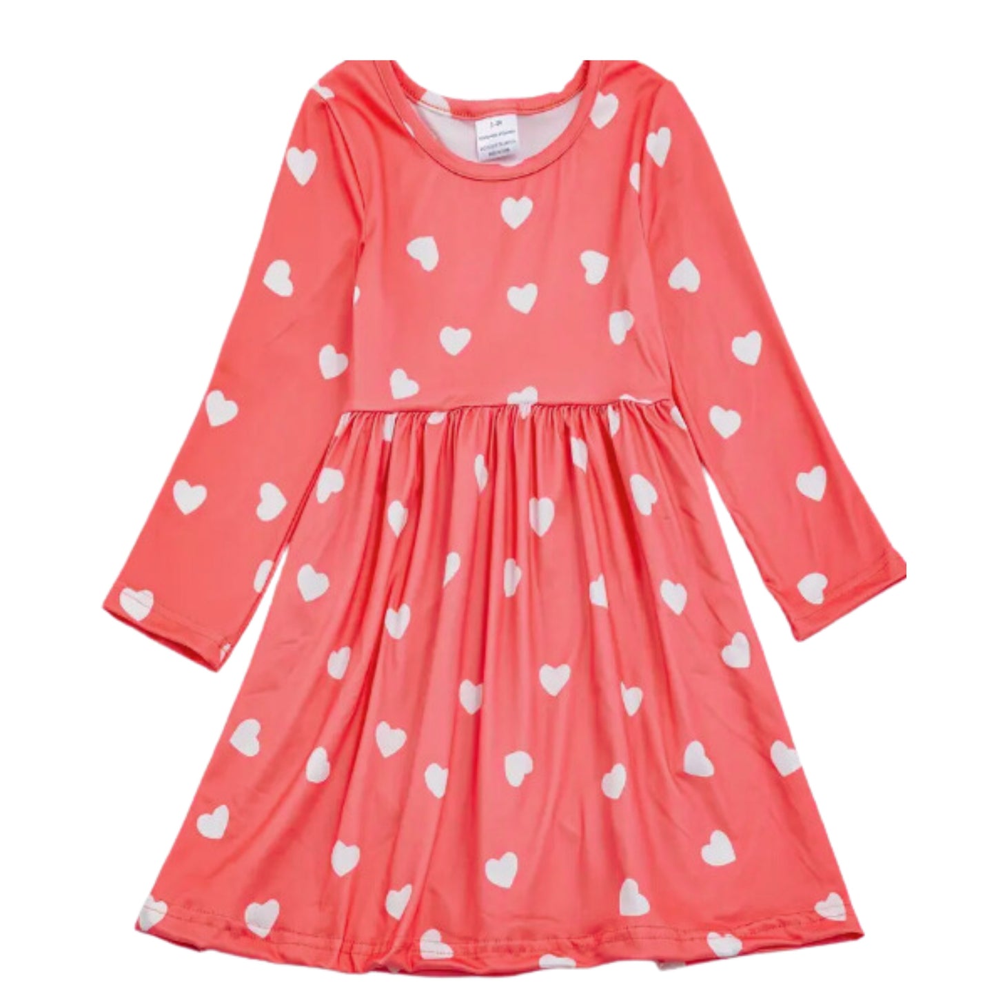 Pink & White Heart Dress