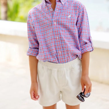 Sheffield Shorts- Saratoga Stone Twill