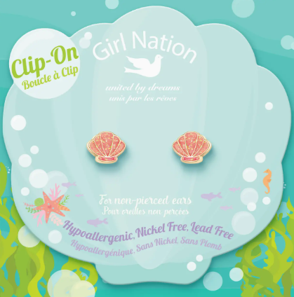Shell Clip-On Earrings