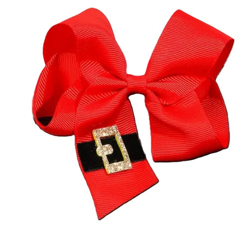Santa's Belt Bow