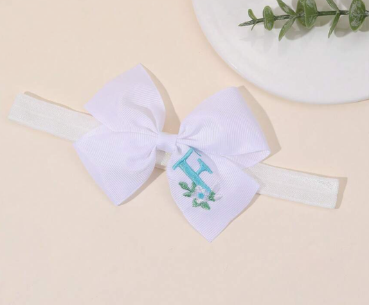 Monogram Initial Baby Headband
