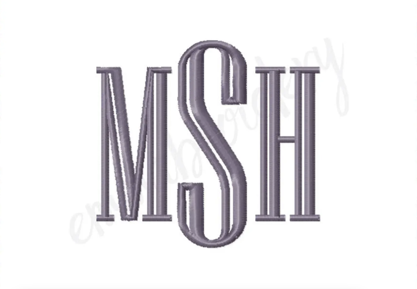 Engraved Monogram