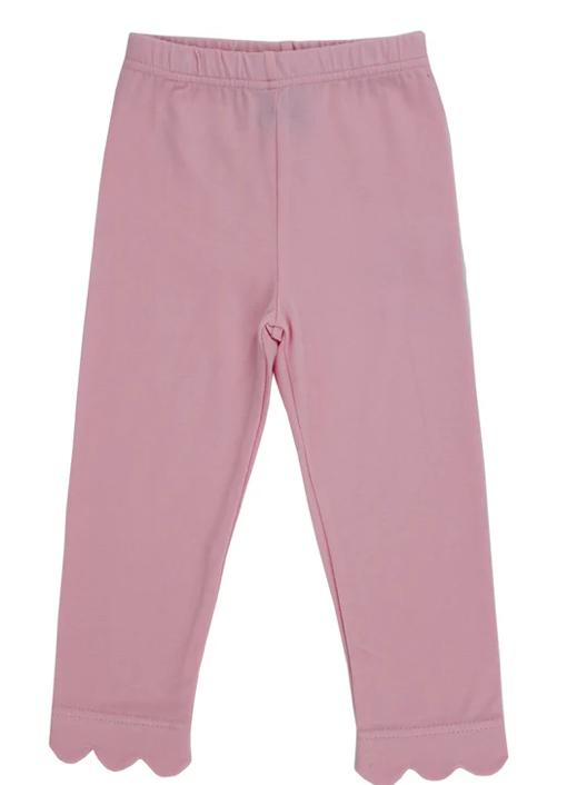 Pink Scallop Leggings