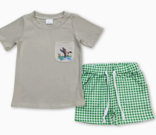 Mallard Pocket T Shirt Set