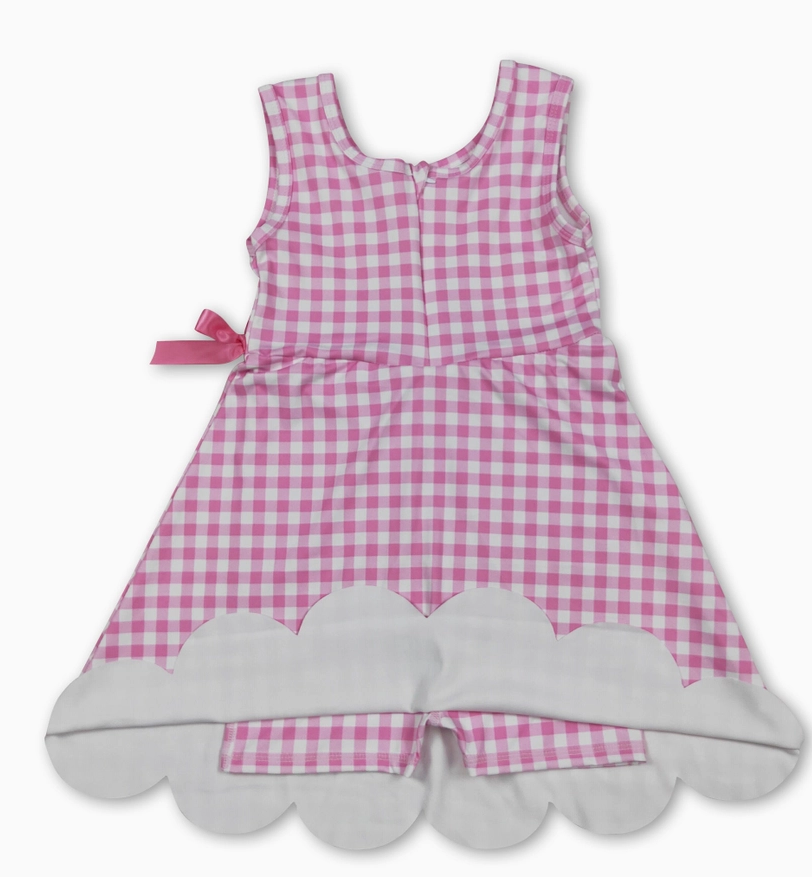 Pink Plaid Athletic Skort Dress