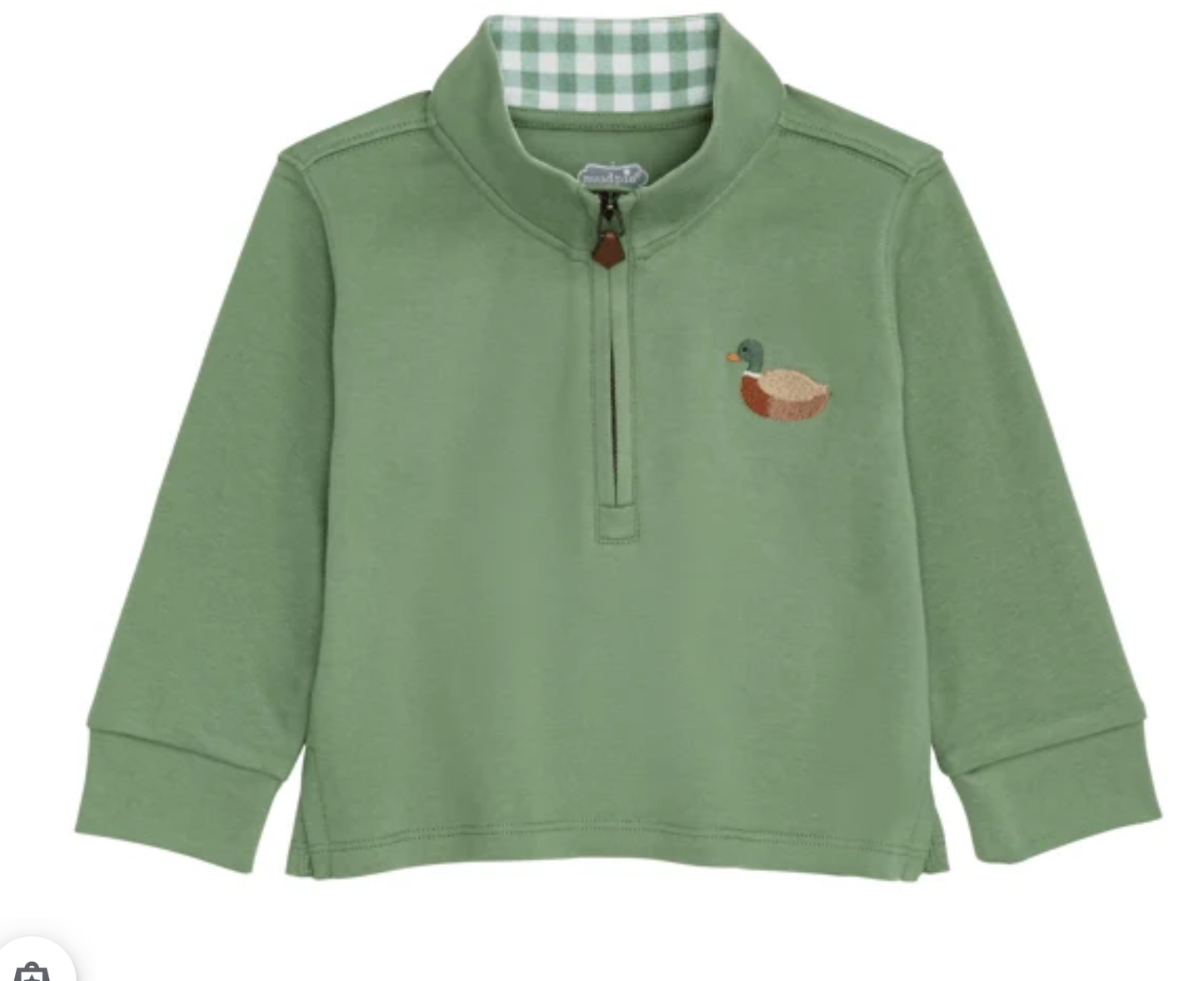 Green Mallard Quarter Zip