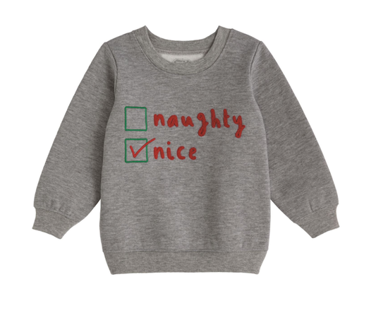 Boys Nice List Sweatshirt