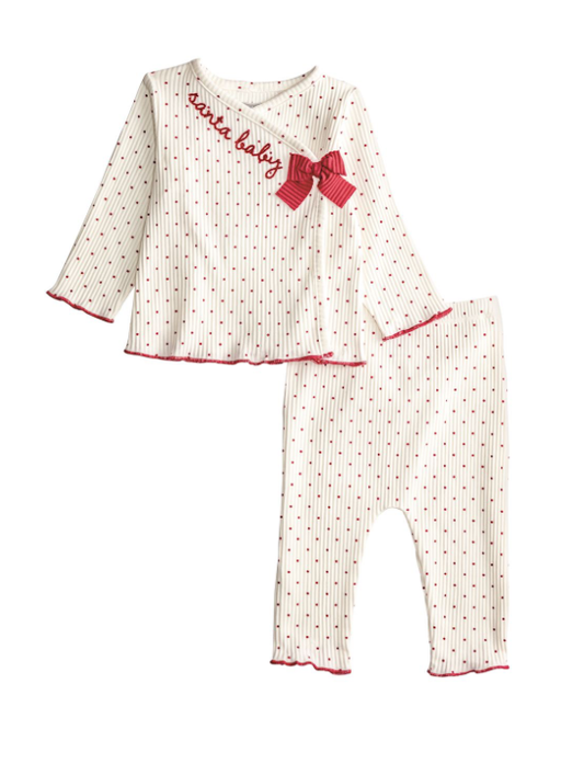 2 Piece Santa Baby Outfit