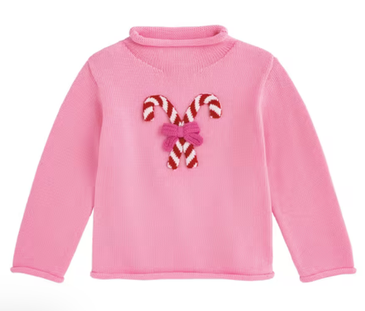 Candy Cane Rollneck Sweater