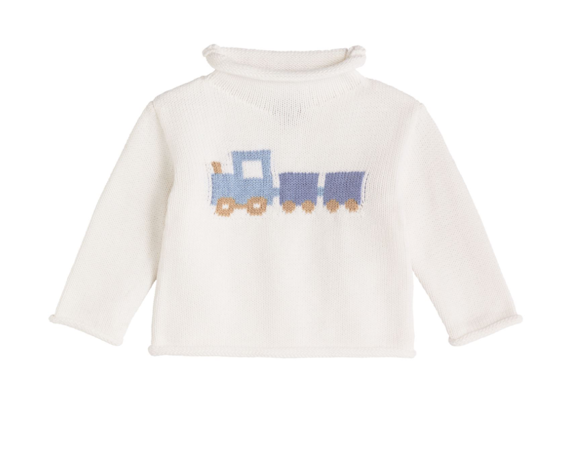 Baby Train Rollneck Sweater