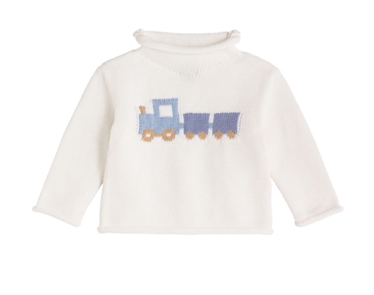 Baby Train Rollneck Sweater