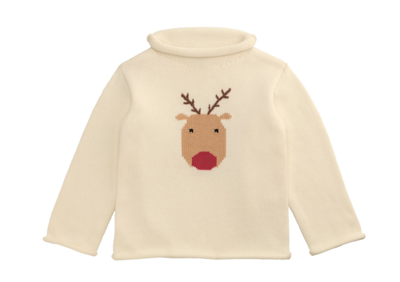 Reindeer Rollneck Sweater