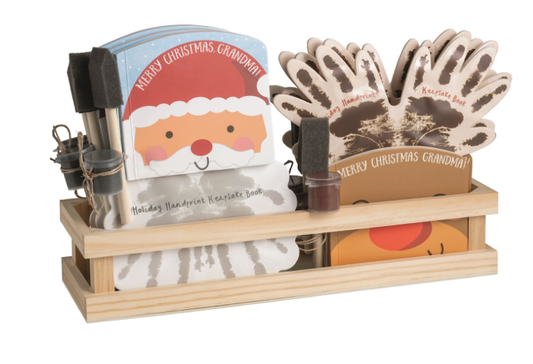 Christmas Handprint Books for Grandma