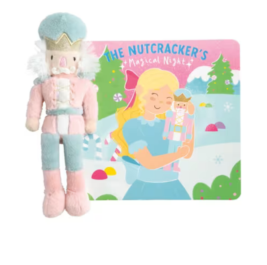 Christmas Nutcracker Plush with Book