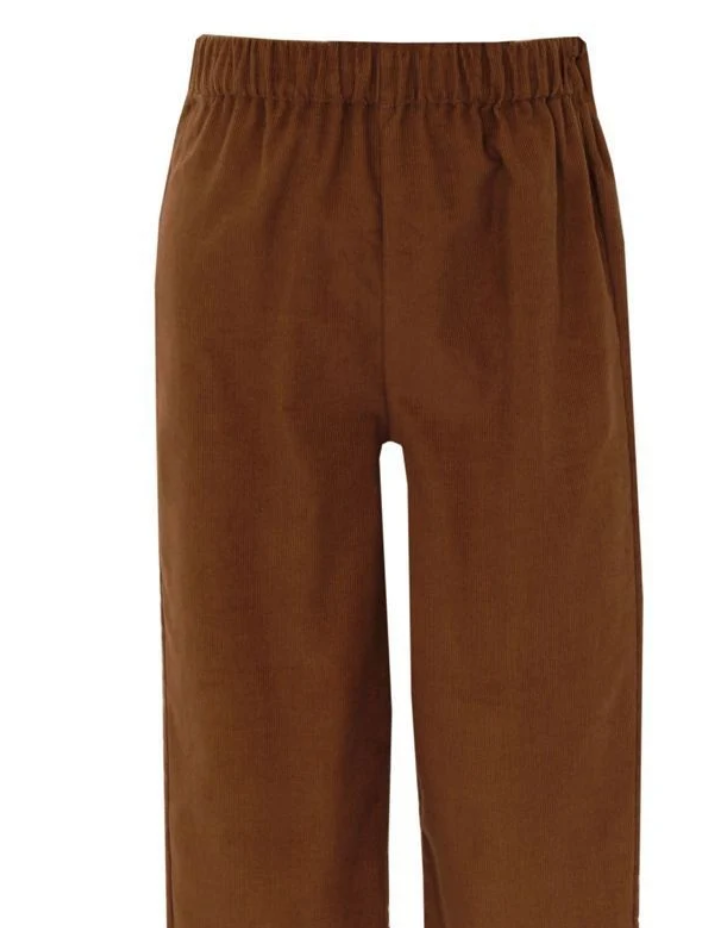 Brown Classic Corduroy Pants