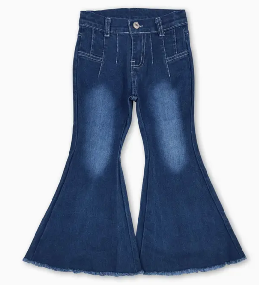 Dark Wash Denim Bell Bottoms