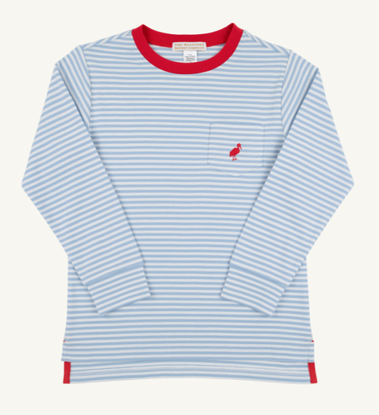 Carter Crewneck Long Sleeve- Barrington Blue