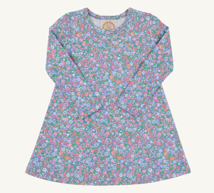 Long Sleeve Polly Play- Mountain Brook Mini Floral