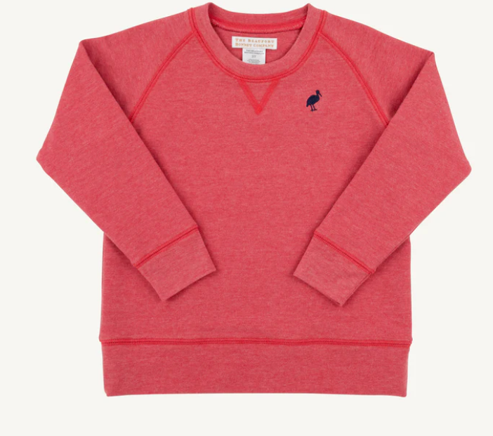 Cassidy Comfy Crewneck-Richmond Red