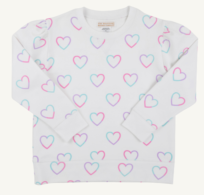 Cassidy Comfy Crewneck- Have a Little Heart